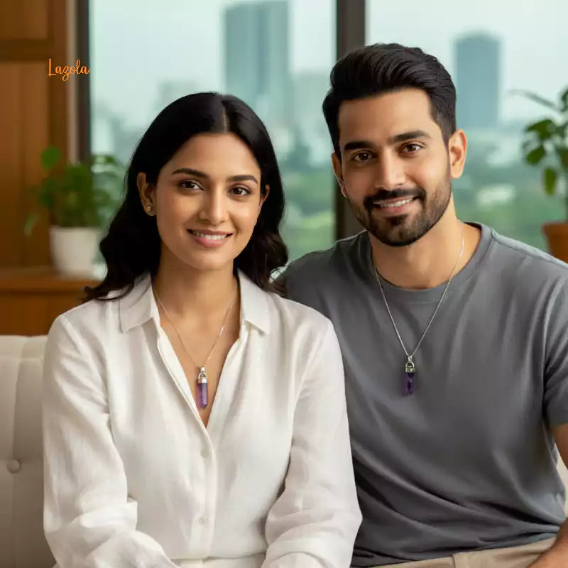 Amethyst Pencil Pendant