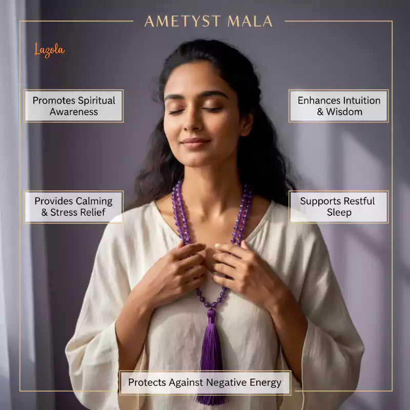 Amethyst Mala