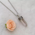 Clear Quartz Pencil Pendant