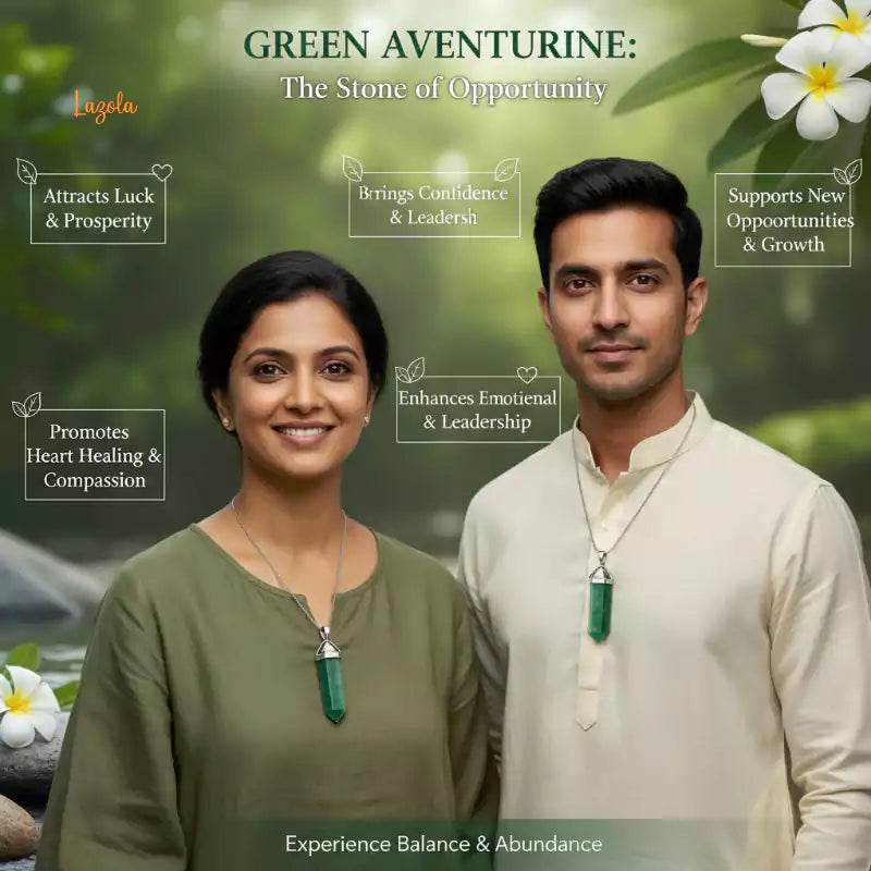 Green Aventurine Pencil Pendant