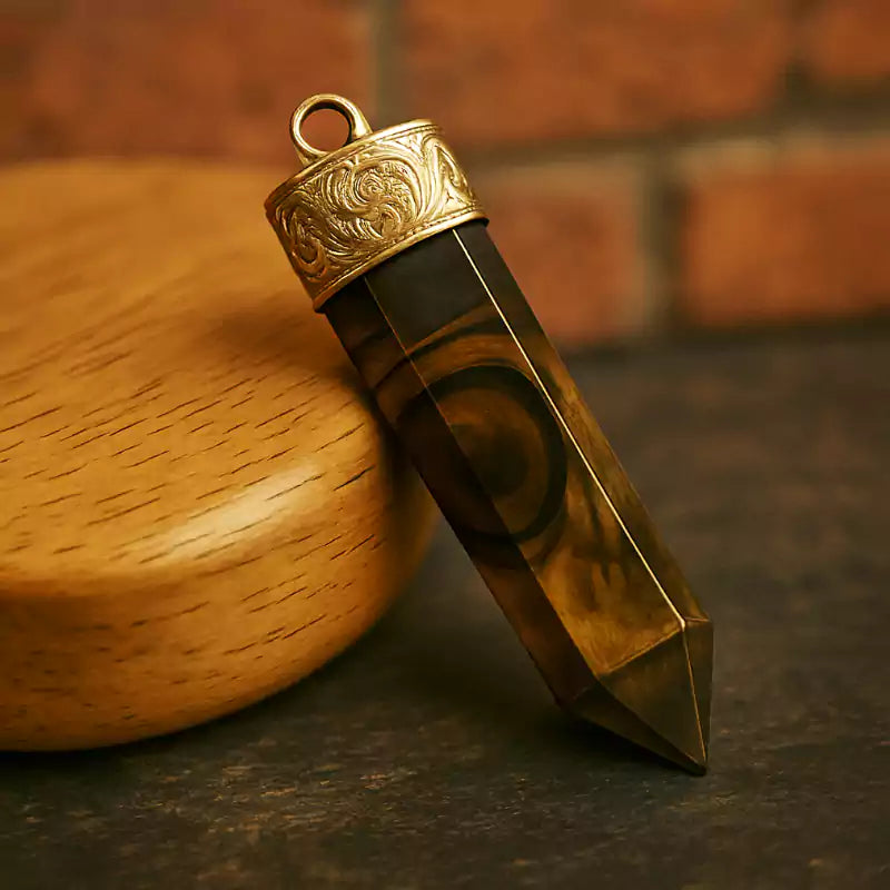 Tiger Eye Pencil Pendant