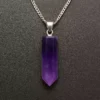 Amethyst Pencil Pendant