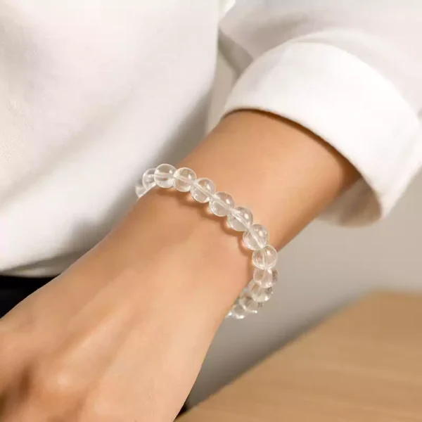 Clear Quartz Crystal Bracelet With Certificate