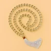clear quartz mala