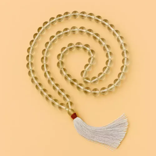 clear quartz mala