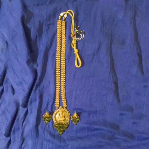 Lakshmi Temple Jewellery Set with Earrings