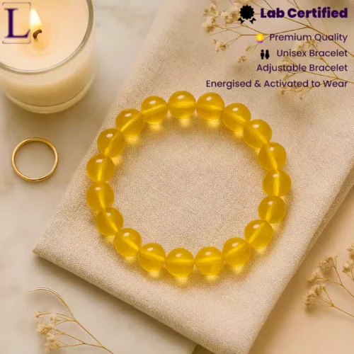 citrine crystal bracelet