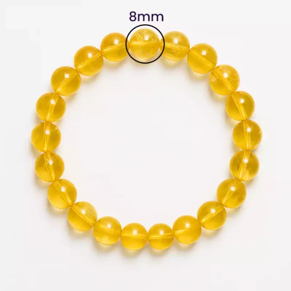 citrine crystal bracelet