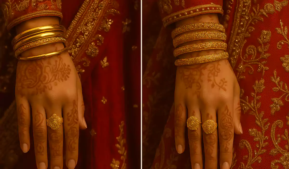 imitation jewellery vs real jewellery