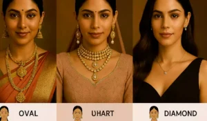 match imitation jewellery with sarees