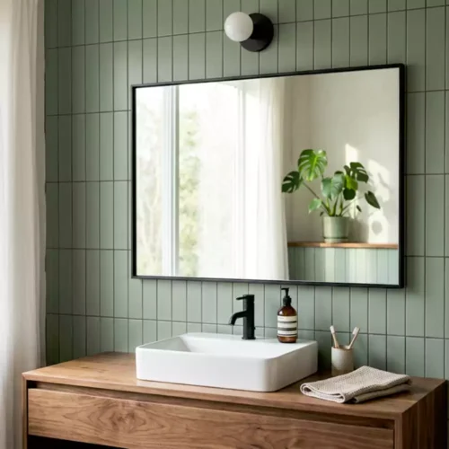 Rectangle Framed Wall Mirror HB Rectangle Framed Wall Mirror