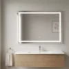 Rectangle Smart LED Mirror with Touch Sensor