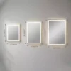 Rectangle Smart LED Mirror with Touch Sensor V 2 Rectangle Smart LED Mirror with Touch Sensor, 3 Colour Lighting and Defogger (V)