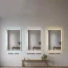 Rectangle Smart LED Mirror with Touch Sensor V 3 Rectangle Smart LED Mirror with Touch Sensor, 3 Colour Lighting and Defogger (V)