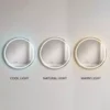 Round Smart LED Mirror with Touch Sensor 8 Round Smart LED Mirror with Touch Sensor, 3 Colour Lighting and Defogger