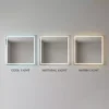 Square Smart LED Mirror with Touch Sensor 5 Square Smart LED Mirror with Touch Sensor, 3 Colour Lighting and Defogger