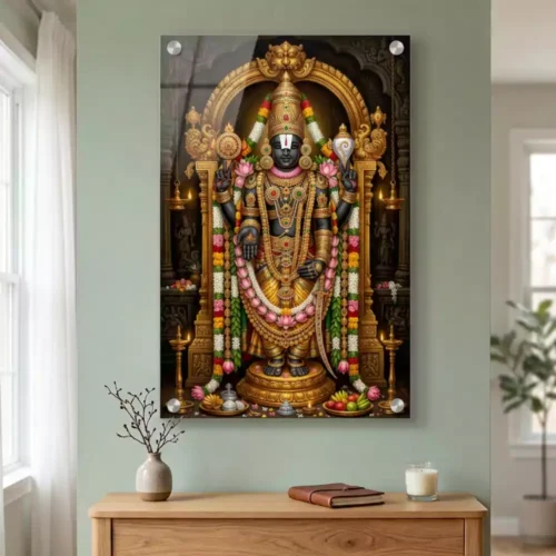 Venkateswara UV Printed Acrylic Wall Art Acrylic Venkateswara UV Printed Acrylic Wall Art
